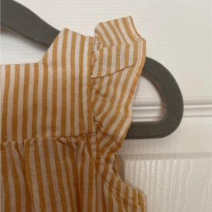 Carters Striped Cotton Sleeveless Romper 12m